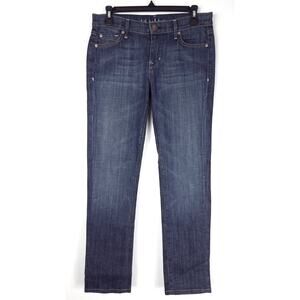 NEW NWT Fidelity Denim Straight Leg Jeans Mid Rise Women's Size 27 Inseam 28"
